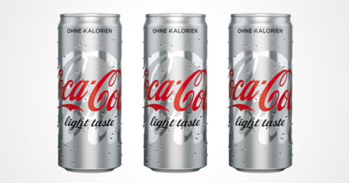 Coca-Cola light taste Full-Silver-Look