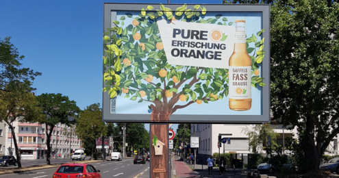 Gaffels Fassbrause Baum Werbung