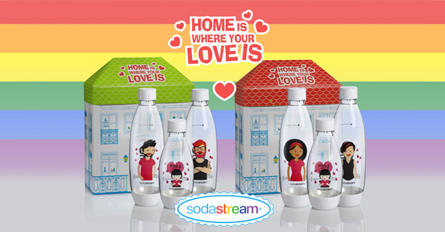 SodaStream Flaschen Love is Love!