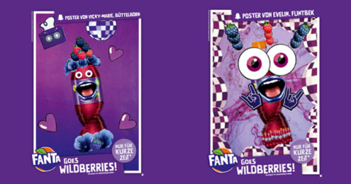 Fanta Wildberries Plakate