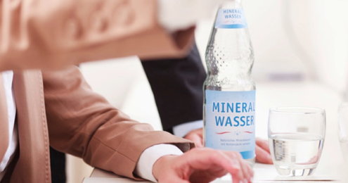 Mineralwasser Buero