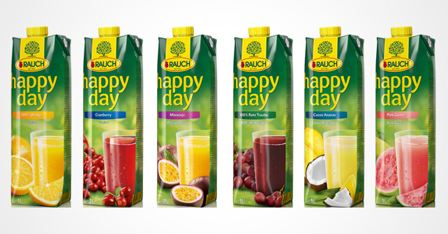 Rauch Happy Day Packaging Relaunch