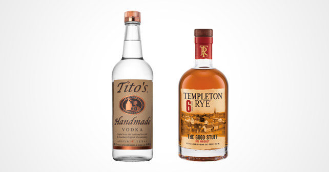 Tito’s Handmade Vodka Templeton Rye