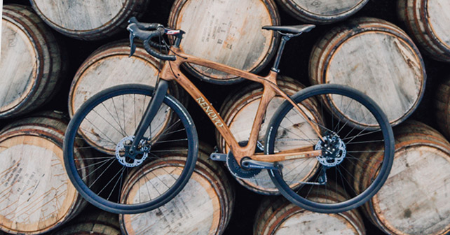 Glenmorangie Holz Fahrrad