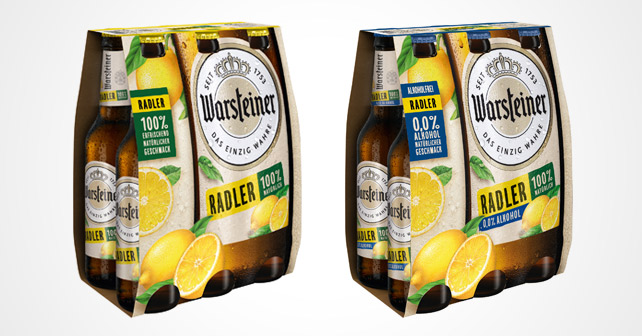 Warsteiner Radler Alkoholfrei Design 2018