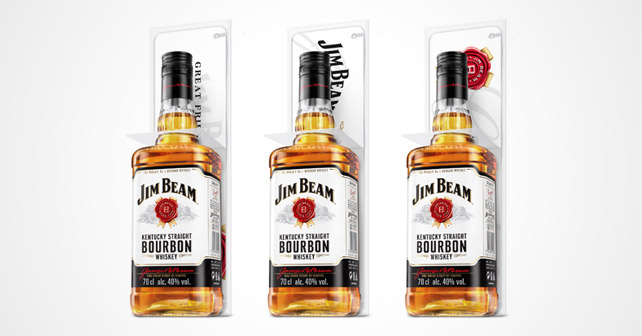 Jim Beam White mit Barschild