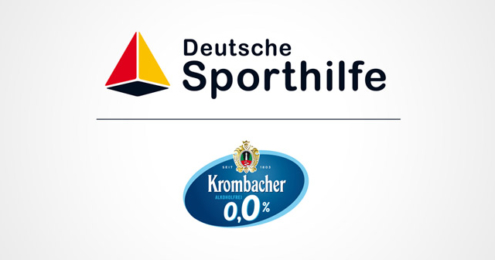 Logos Deutsche Sporthilfe und Krombacher