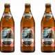 Drei Flaschen des GUSTL Kellerbieres der Bad Reichenhaller Alpenbrauerei