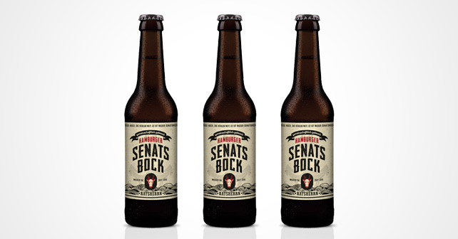 Flaschen des Ratsherrn-Senatsbocks 2019