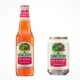 Flasche und Dose des neuen Somersby Red Rhubar