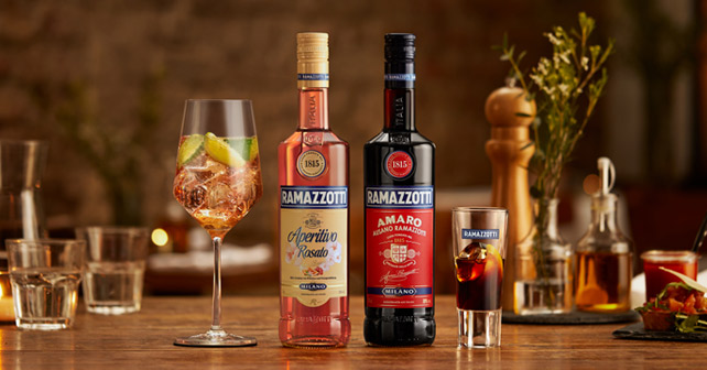 Ramazzotti Aperitivo Rosato und Ramazzotti Amaro im neuen Design