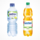 Flaschen Carolinen-BioApfelschorle und Bio-Limette