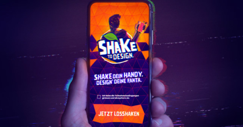Fanta Shake to Design App