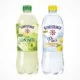 Flaschen Gerolsteiner Apfellimonade und Zitrone Plus