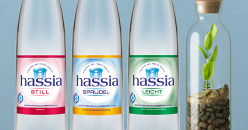 Hassia Flaschen Still Sprudel und leicht