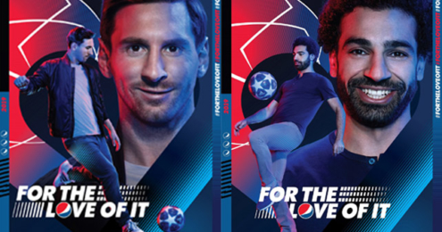 Messi und Salah Pepsi Kampagne