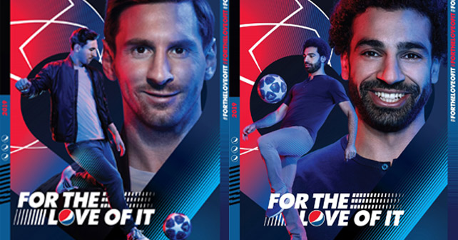 Messi und Salah Pepsi Kampagne
