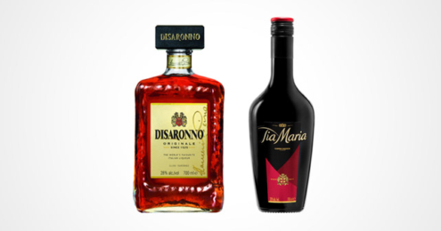 Flaschen DISARONNO und TIA MARIA