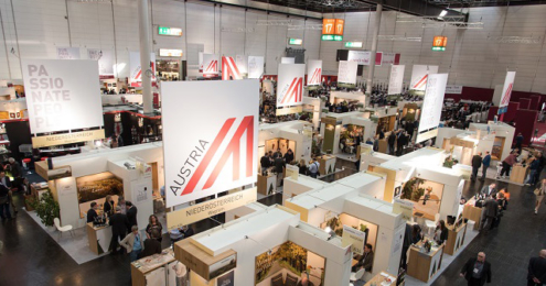 Österreichische Messestände auf der ProWein