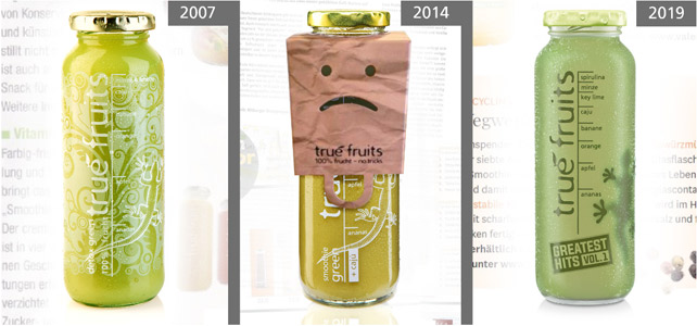 true fruits Gekko-Smoothie 2007-2019