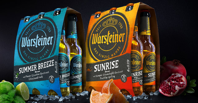 Warsteiner Summer Breeze und Sunrise Sixpacks