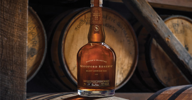 Woodford Reserve Select American Oak Flasche auf Fass