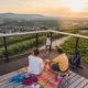 Picknick in den Weinbergen