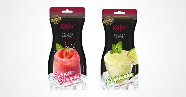 Käfer Erdbeer Daiquiri und Caipirinha Packungen