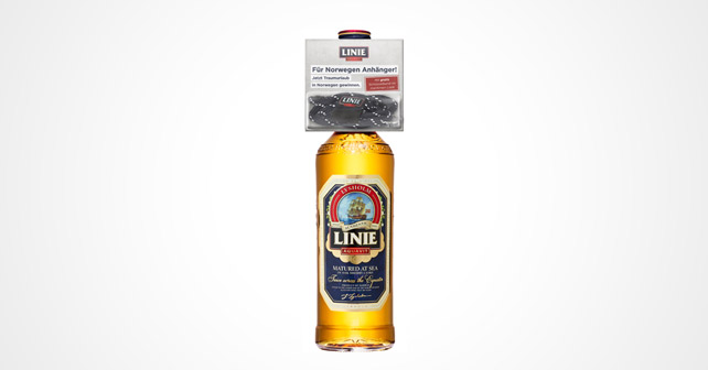 Linie Aquavit On-Pack Schlüsselanhänger