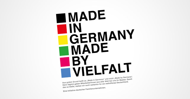 Made in Germany – Made by Vielfalt Logo