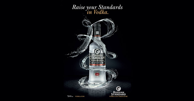 Russian Standard Vodka Raise your Standards in Vodka Plakat