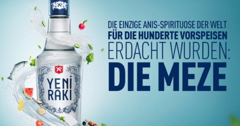 Yeni Rakı OOH-Kampagne Meze