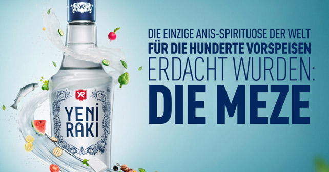 Yeni Rakı OOH-Kampagne Meze