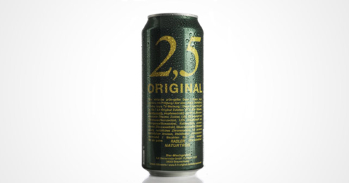 2,5 original Radler naturtrüb Dose