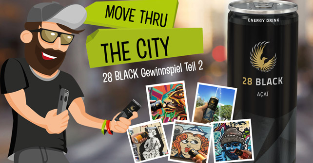 28 BLack move thru the city Plakat