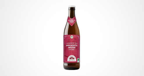 Bio Hochzeits Weisse Flasche