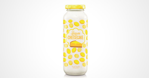 true fruits lemon-cheescake Flasche