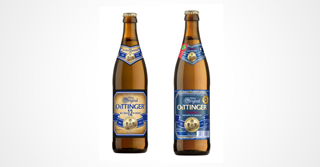2 Flaschen Oettinger Bier