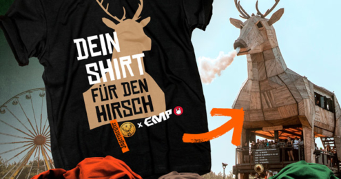 dein tshirt für den Hirsch