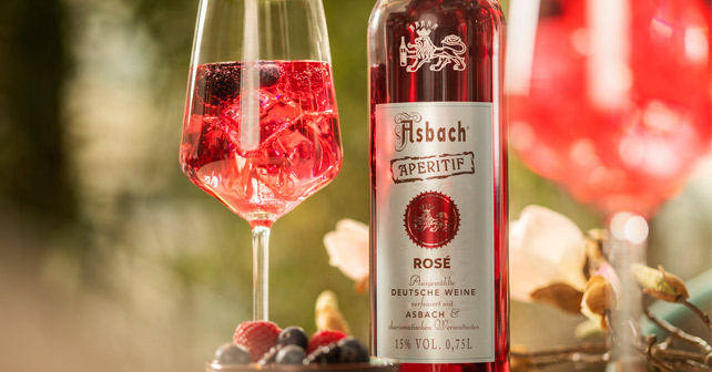 Ganz im Trend: Asbach Aperitif Rosé