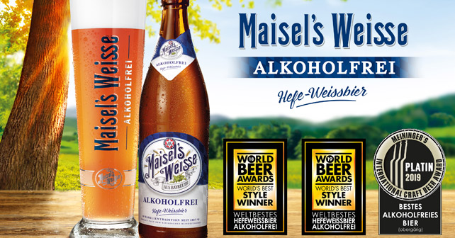 Maisel's Weisse alkoholfrei Auszeichnung