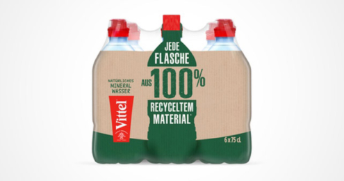 Vittel 100 Prozent recycling