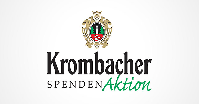 Krombacher Spenden Aktion Logo