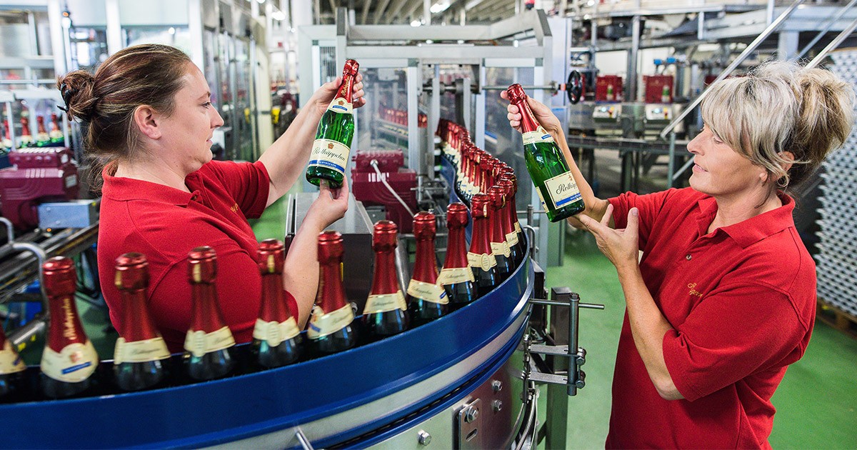 Rotkäppchen Mumm Produktion