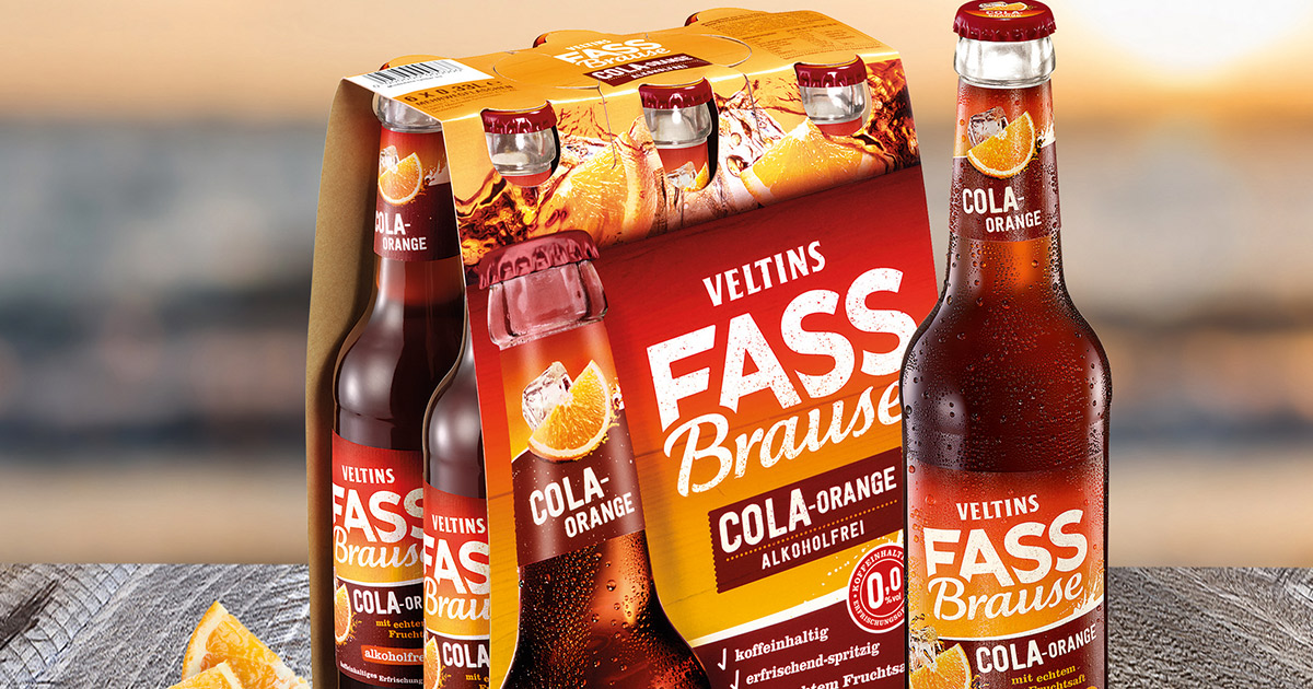 Veltins Fassbrause Cola Orange