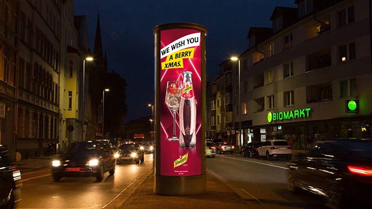 schweppes christmas kampagne