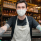 barkeeper mit maske