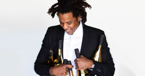 jay-z mit champagner flaschen