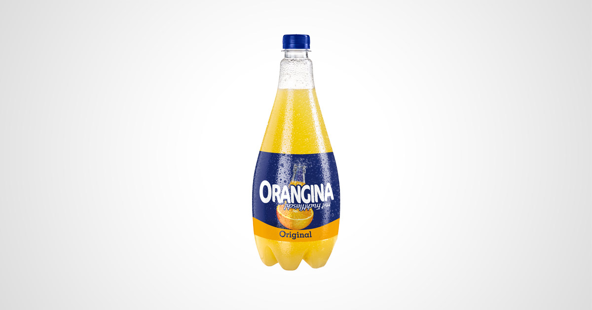 orangina pet flasche