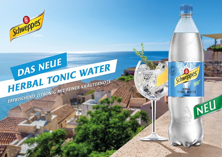 tonic water von schweppes